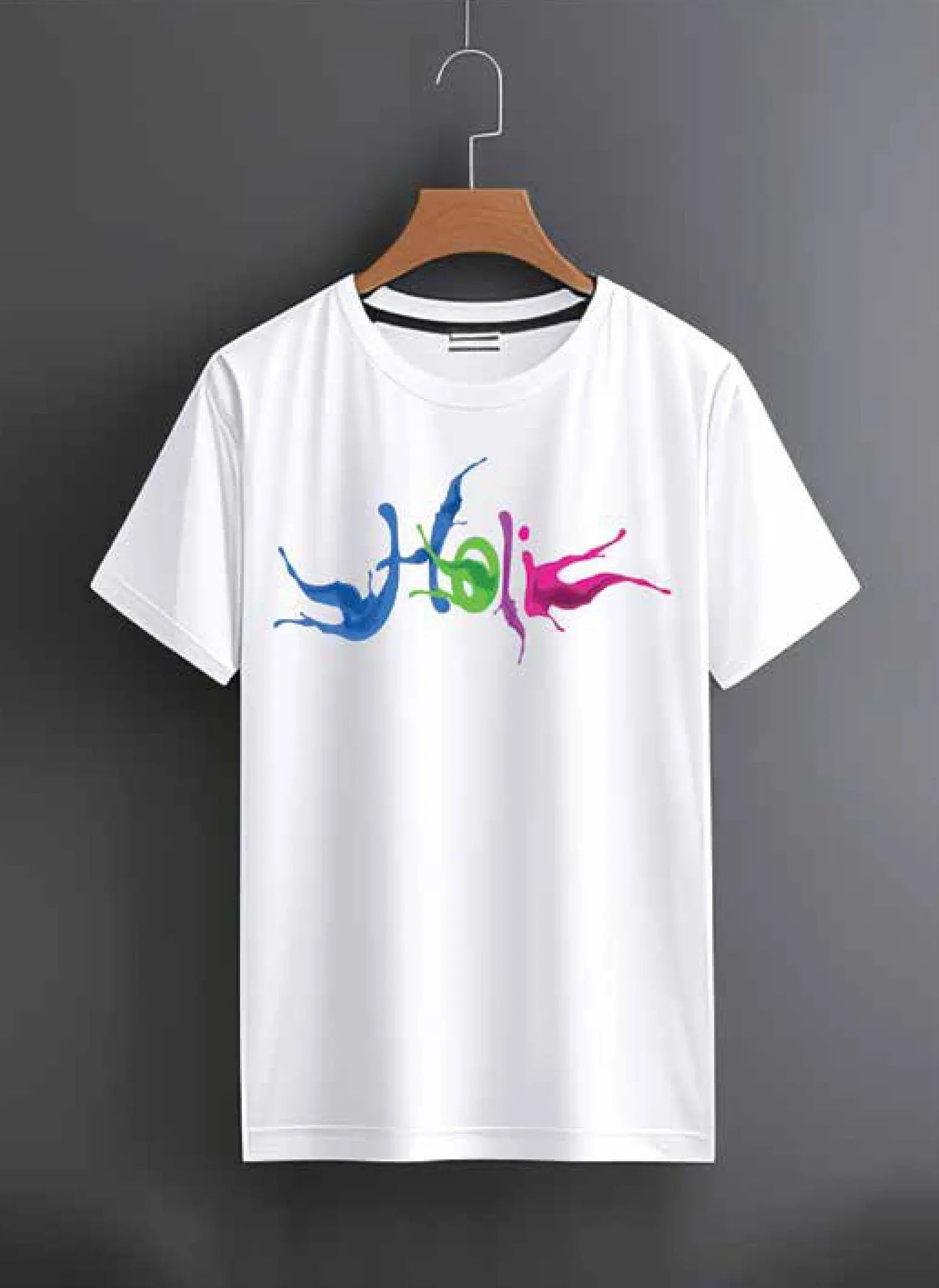 Logo T-ShirtsAssorted White Printed Round Neck T-shirt