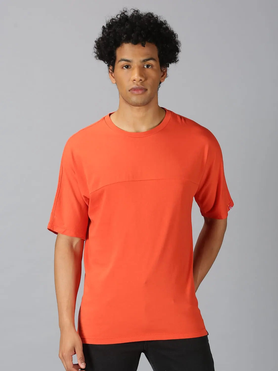 Colorblock T-ShirtsMen T-Shirt Solid Cotton Creations