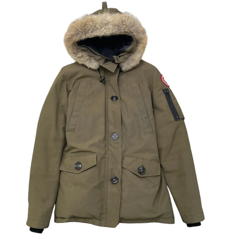 Women's Montebello Parka Down Jacket Khaki Size MParker down jacket