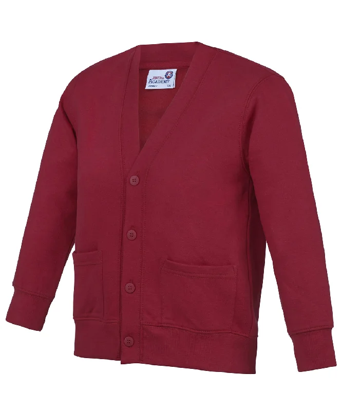 Academy Claret - Kids Academy cardigan