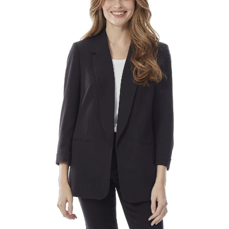 Womens Office Notch Collar Open-Front BlazerBlazercasual