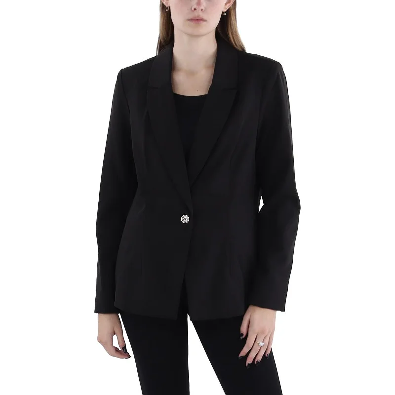 Nanette Nanette Lepore Womens Nolita Collar Business One-Button BlazerBlazeroutfit