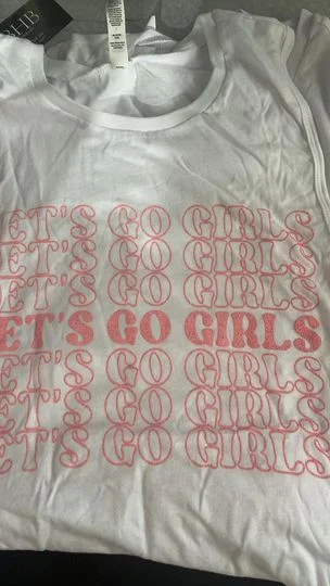 Let's Go Girls Muscle Tank**