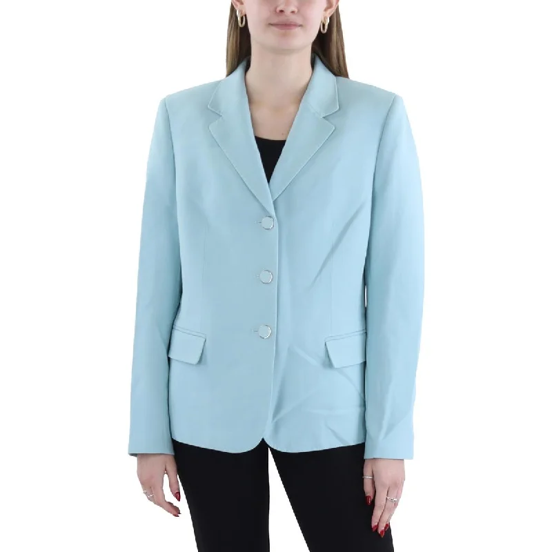 Lafayette 148 New York Womens Pocket Office Wear Two-Button BlazerBlazerheritage