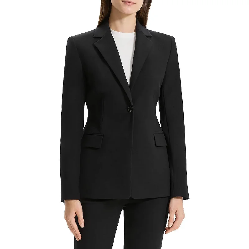 Theory Womens Sculpt Office Business One-Button BlazerBlazervr