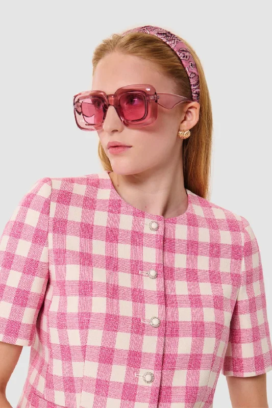 Vanita Gingham JacketBlazerapp