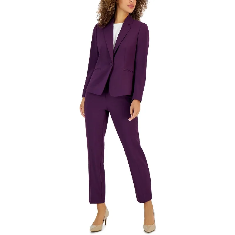 Le Suit Womens Petites Solid  One-Button BlazerBlazerbrand