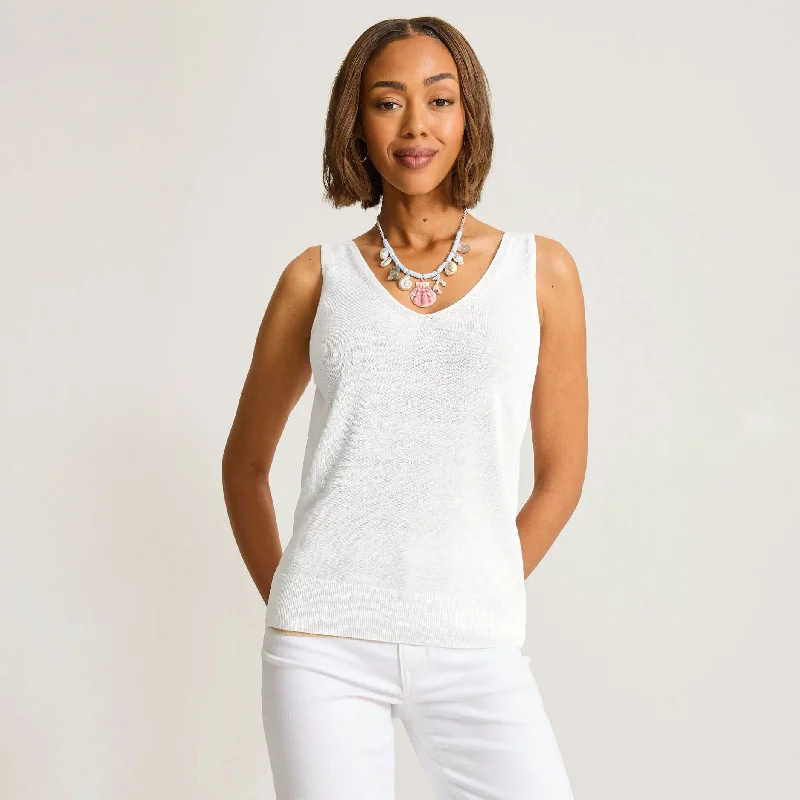 Tommy Bahama Women's Addison Tank Top - White