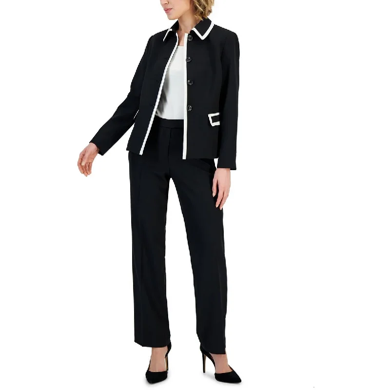 Le Suit Womens Woven 3-Button Two-Button BlazerBlazerdata