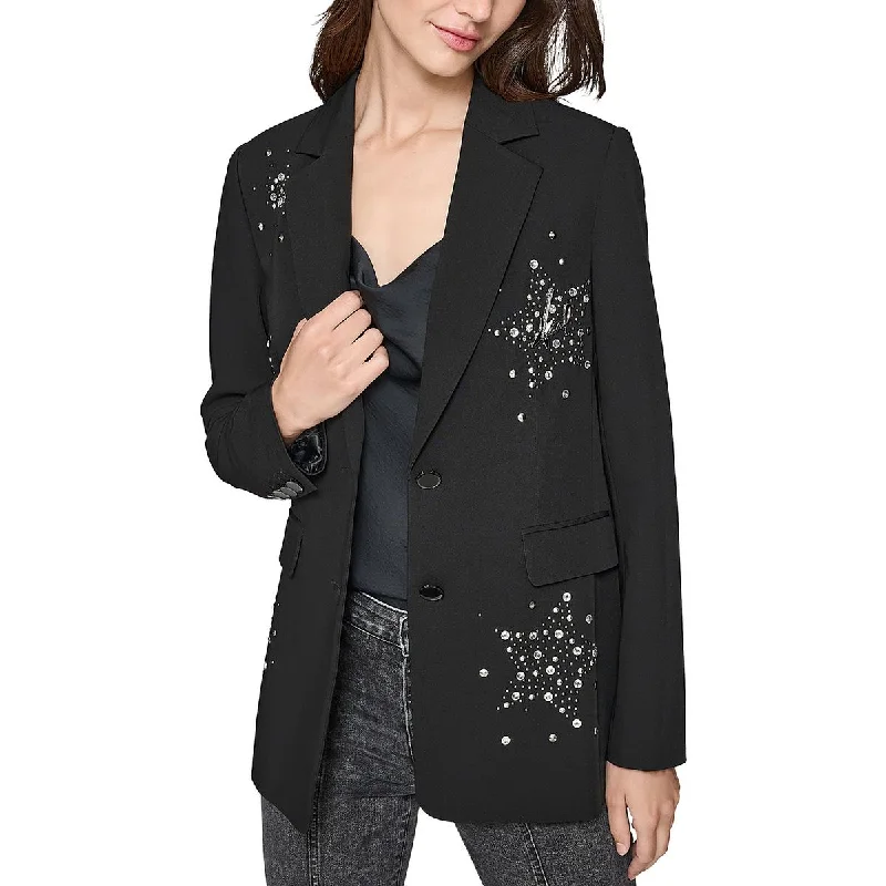 Womens Embellished Polyester Two-Button BlazerBlazercharity