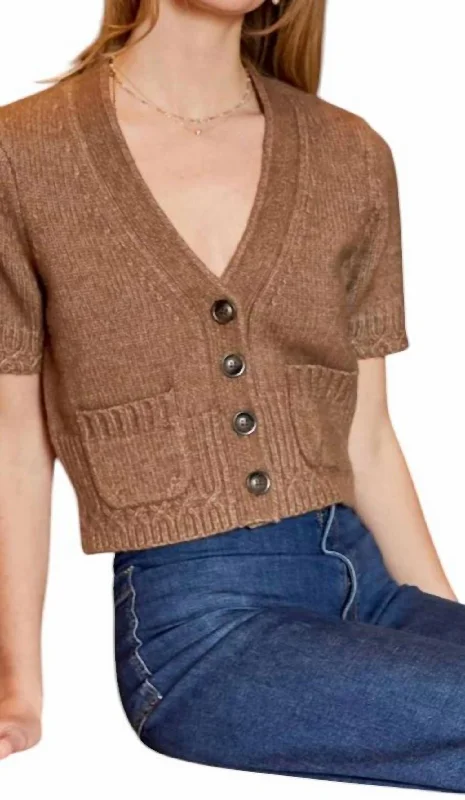 Brynn Cardigan In Umber