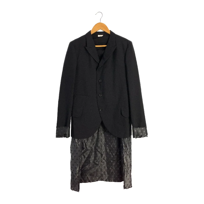 COMME des GARCONS HOMME PLUS/Tailored Jkt/XS/Wool/PM-J006/BlackBlazercraze