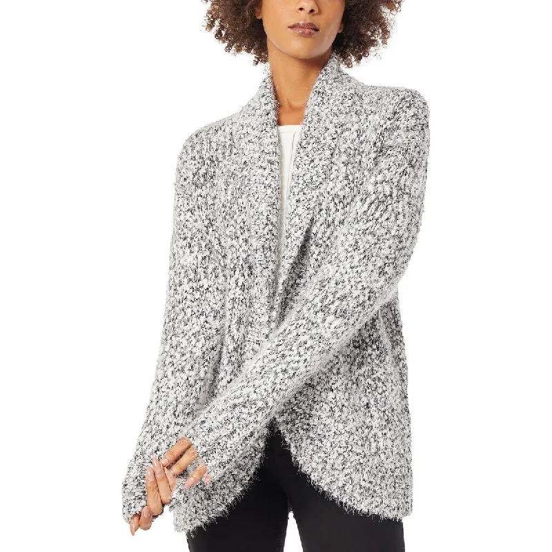 Womens Knit Polyester Cardigan Sweater