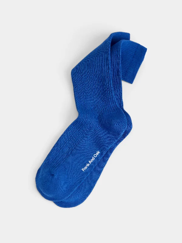 The Ribbed Socks in Nautical BlueBlazerteam