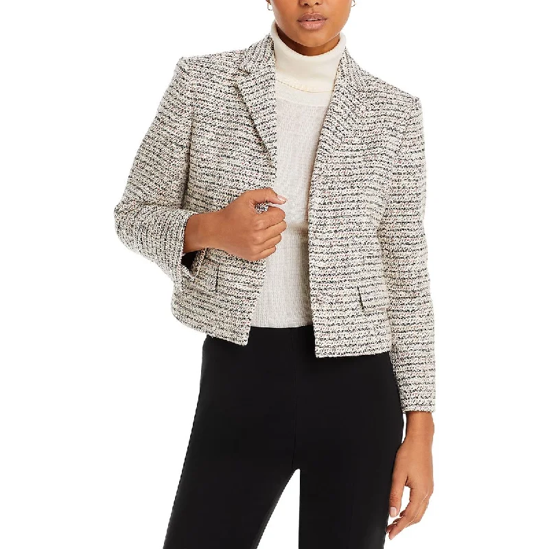 Theory Womens Cropped Office Suit JacketBlazercloud