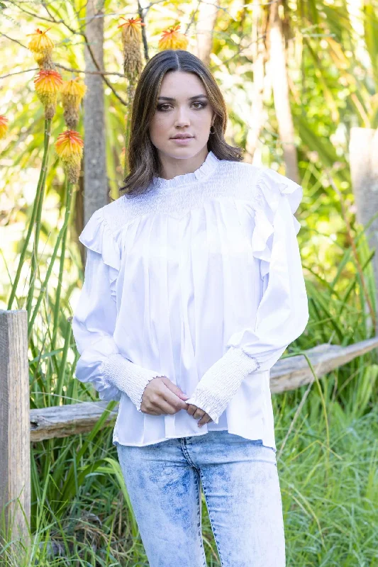 Striped ShirtsDelilah Blouse White