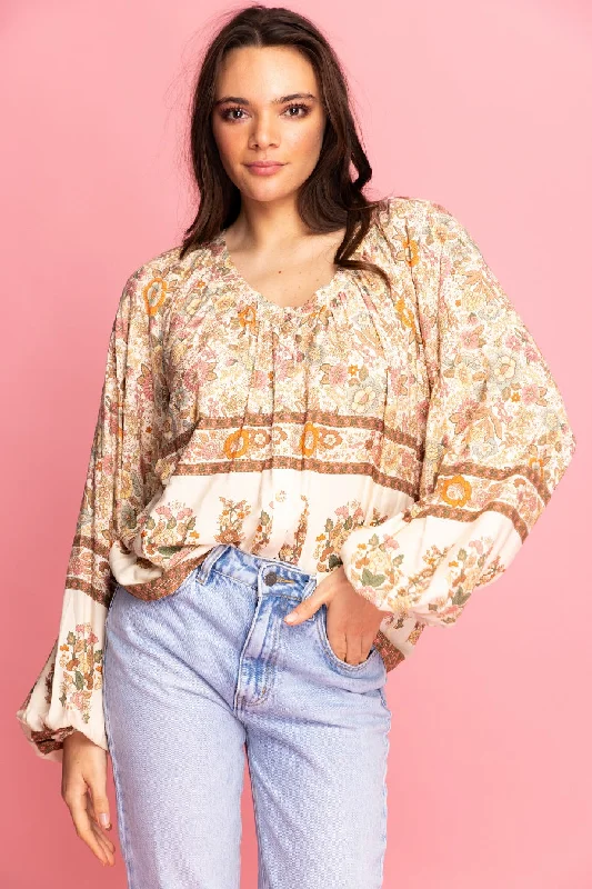 Skateboard ShirtsMadeline Blouse Viscose Boho