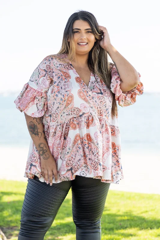 Sequined ShirtsMonroe Blouse Paisley