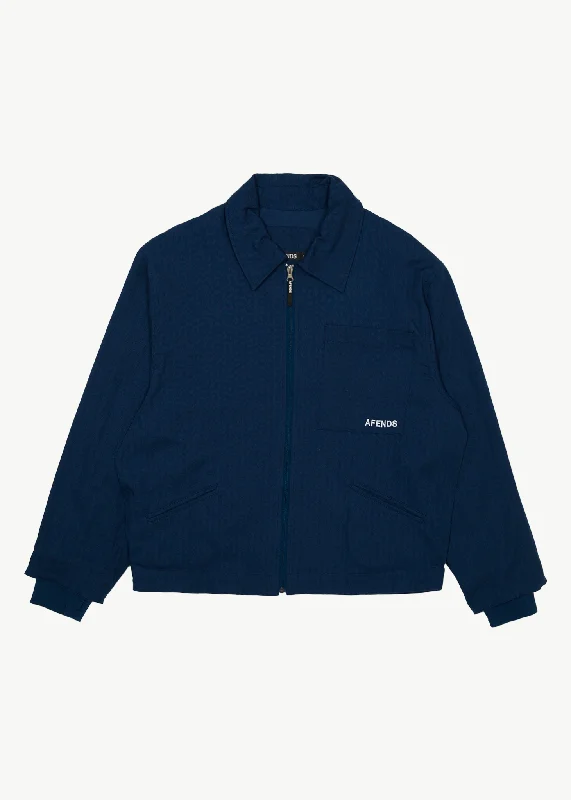 Trench CoatsAFENDS Mens Oracle - Carpenter Jacket - Navy