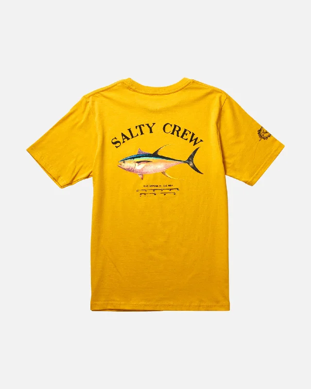 Windproof JacketsAhi Mount Boys S/S Tee - Mustard