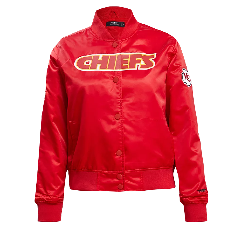 Thermal JacketsNFL KANSAS CITY CHIEFS CLASSIC WOMEN'S SATIN JACKET (RED)