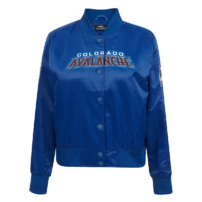 Winter JacketsNHL COLORADO AVALANCHE CLASSIC WOMEN'S SATIN JACKET (DODGER BLUE)