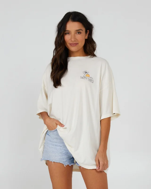 Festival JacketsJoy Cover Up S/S Tee - Off White