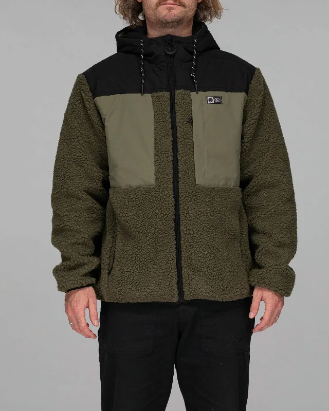 Varsity JacketsKodiak High Pile Sherpa Jacket - Olive