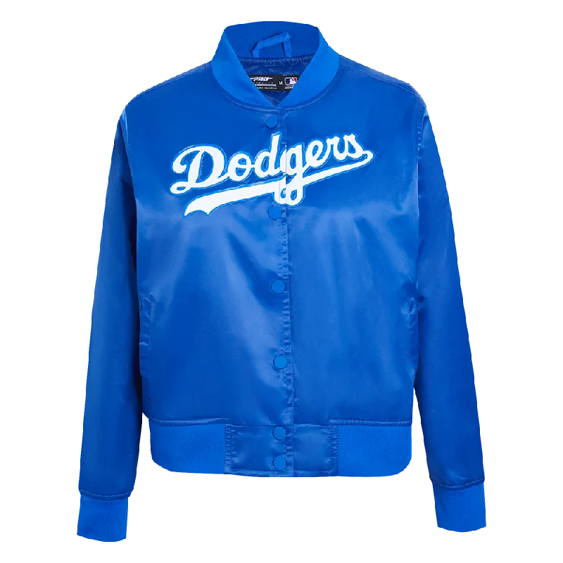 Embellished JacketsMLB LOS ANGELES DODGERS CLASSIC WOMEN'S SATIN JACKET (DODGER BLUE)