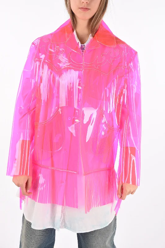 Glitter JacketsMaison Margiela fringed pvc western jacket