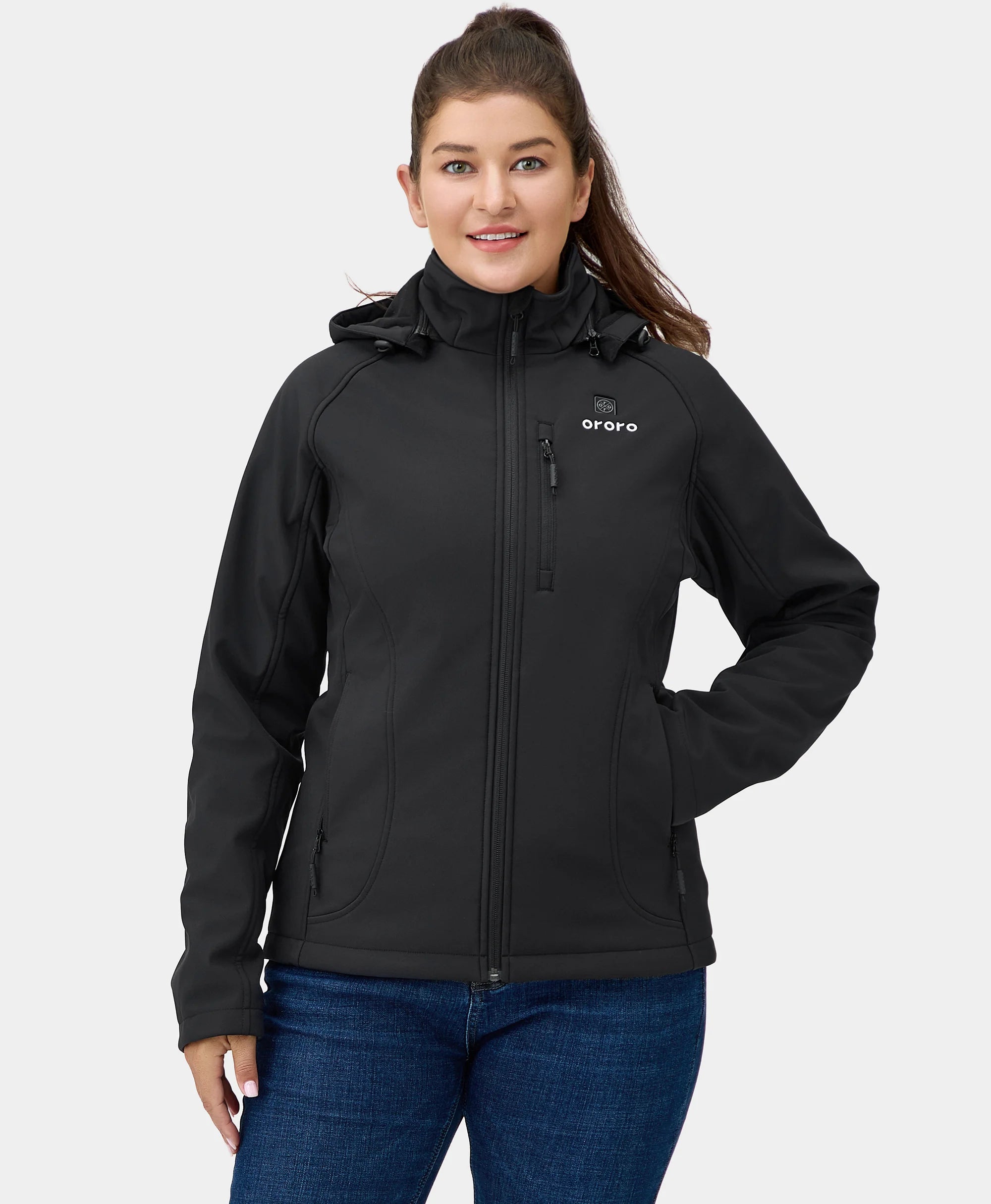 Logo JacketsParagon Women's Heated Jacket - Black