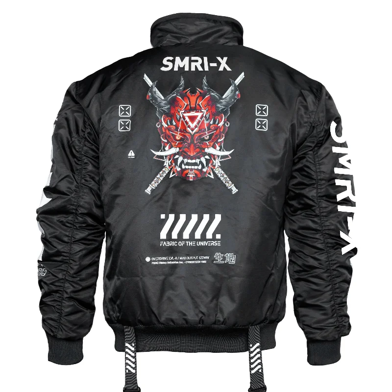 Cultural JacketsSMRI-X Black Bomber Jacket