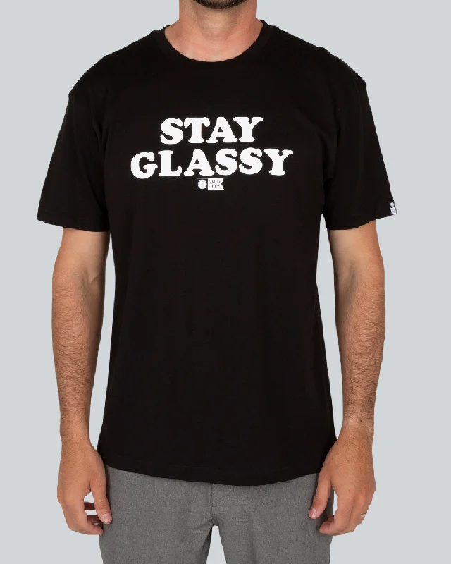 Outdoor JacketsStay Glassy Premium S/S Tee - Black