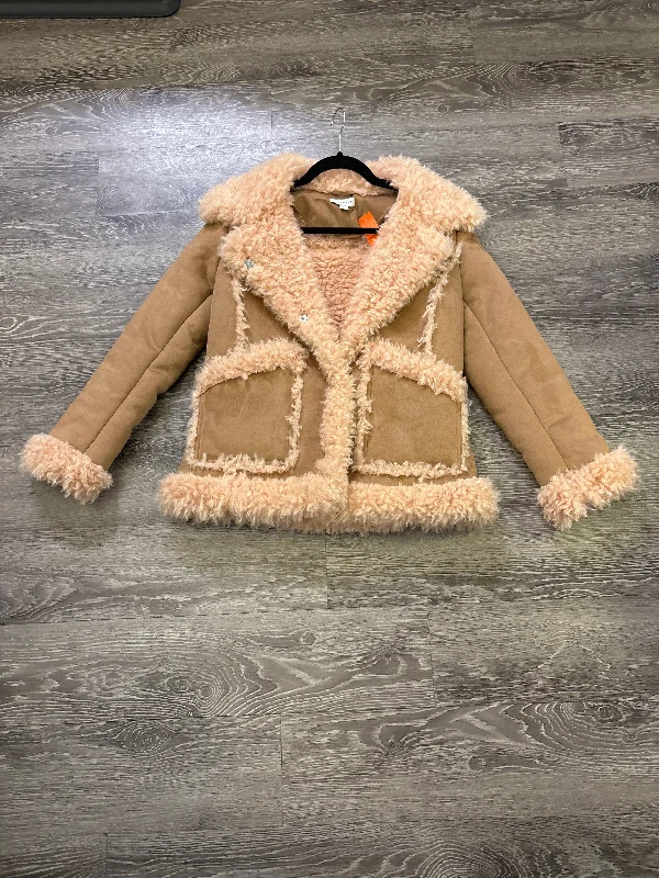 Limited Edition JacketsTop Shop Faux Fur/Suede Jacket - Size 4