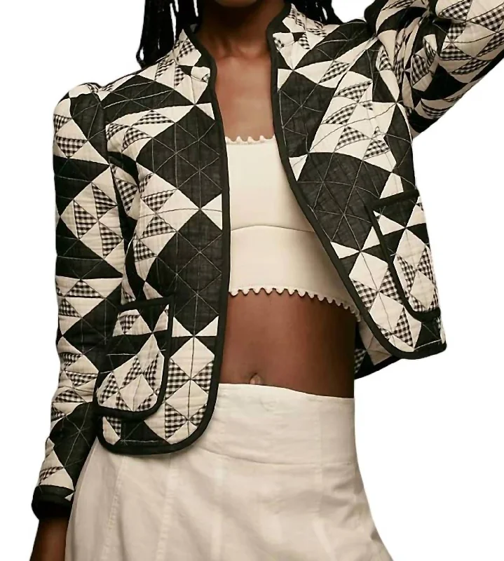 Lounge JacketsWessex Jacket In Quilted Gingham