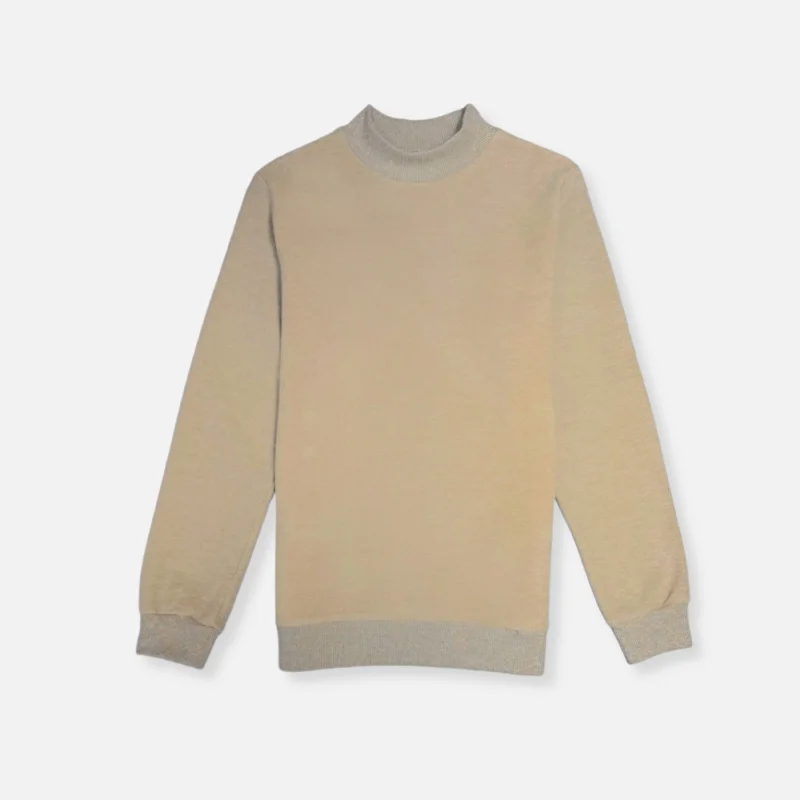 Cashmere Knit TopsDaytona Solid Mockneck Sweatshirt