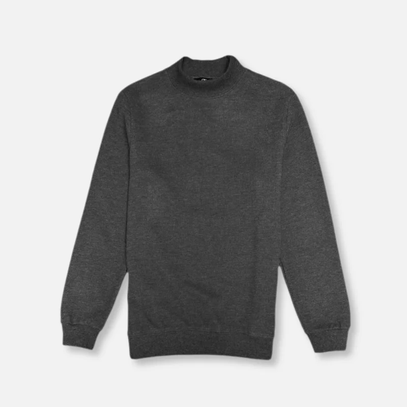 Asymmetrical Knit TopsDaytona Solid Mockneck Sweatshirt