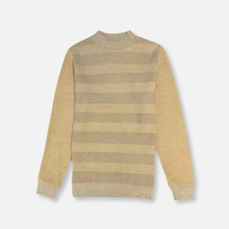 Cashmere Knit TopsDozier Dotted Mockneck Sweater