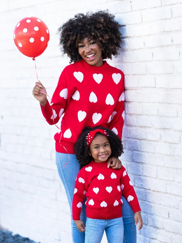 Cycling Knit TopsMommy and Me All Of My Heart Sweater