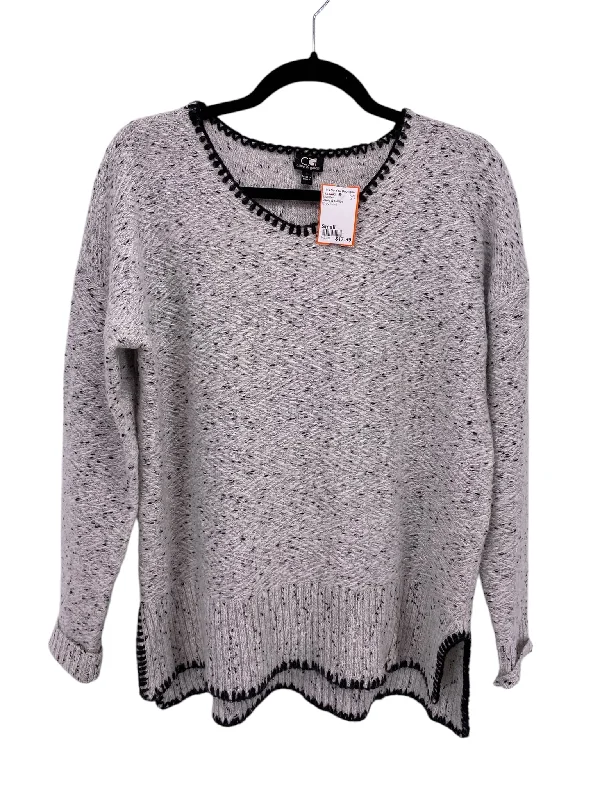 Luxury Knit TopsCable & Gauge Misses Size Small Grey Print Sweater