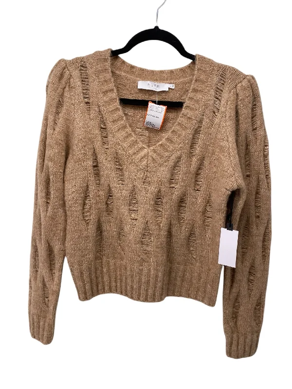 Thermal Knit TopsIt's SO You Boutique Misses Size Large Tan Sweater