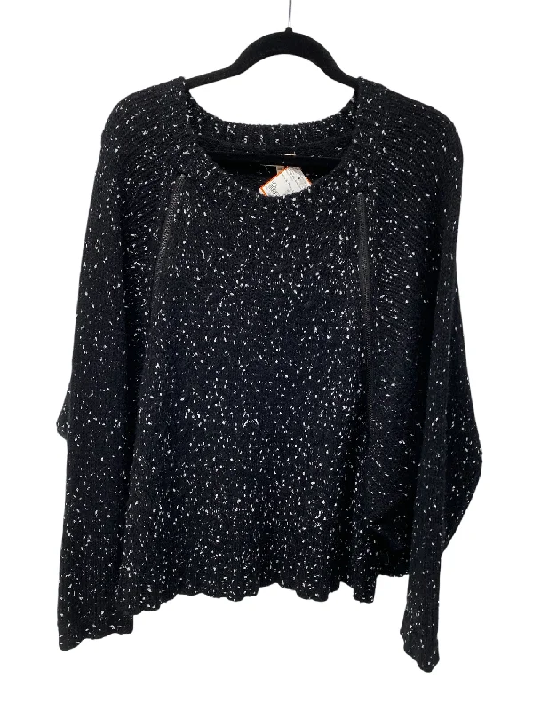 Hemp Knit TopsIt's SO You Boutique Misses Size M/L Black Print Sweater