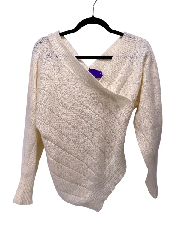 Layered Knit TopsIt's SO You Boutique Misses Size Medium Cream Sweater