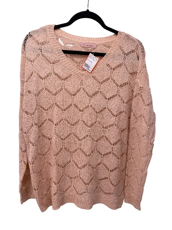 Fall Knit TopsIt's SO You Boutique Misses Size Medium Pink Sweater