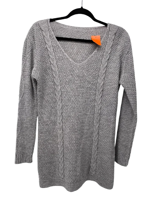 Boat Neck Knit TopsIt's SO You Boutique Misses Size S/M Grey Sweater