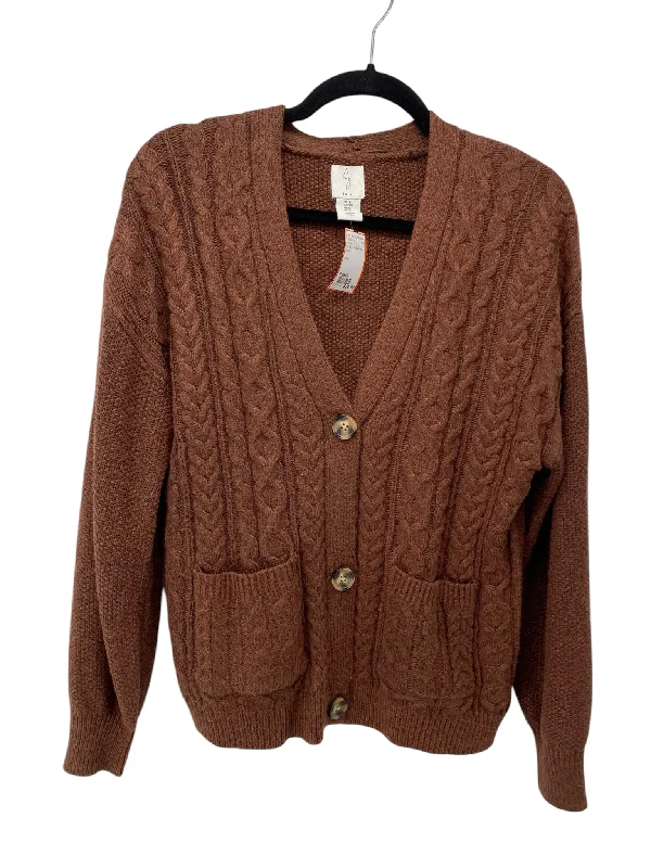 Cable Knit TopsIt's SO You Boutique Misses Size Small Brown Sweater