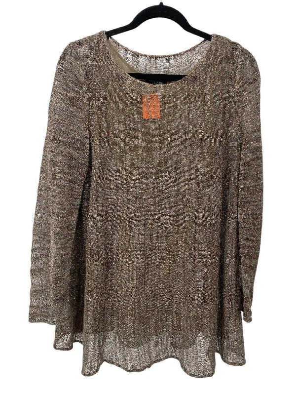 Acrylic Knit TopsLafayette 148 Misses Size XL Taupe Sweater