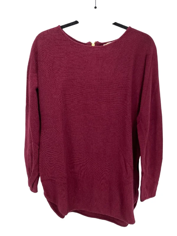 Logo Knit TopsMichael Kors Misses Size Large Burgundy Sweater