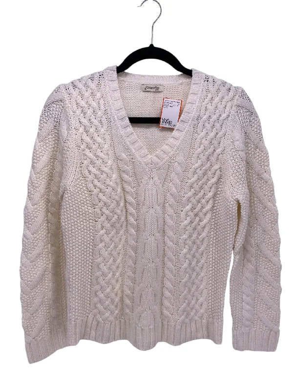 Yoga Knit TopsSt Johns Bay Misses Size Large Cream Sweater