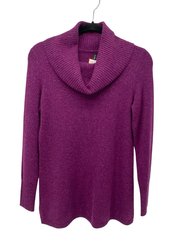 Hemp Knit TopsTalbots Misses Size XS Purple Cashmere Sweater